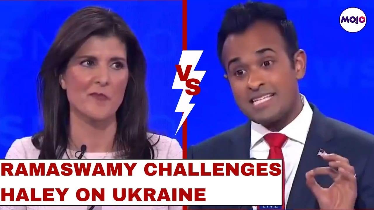 "Can You Name 3 Ukraine Provinces?" Ramaswamy & Haley Lock Horns Over Ukraine I Presidential Debate