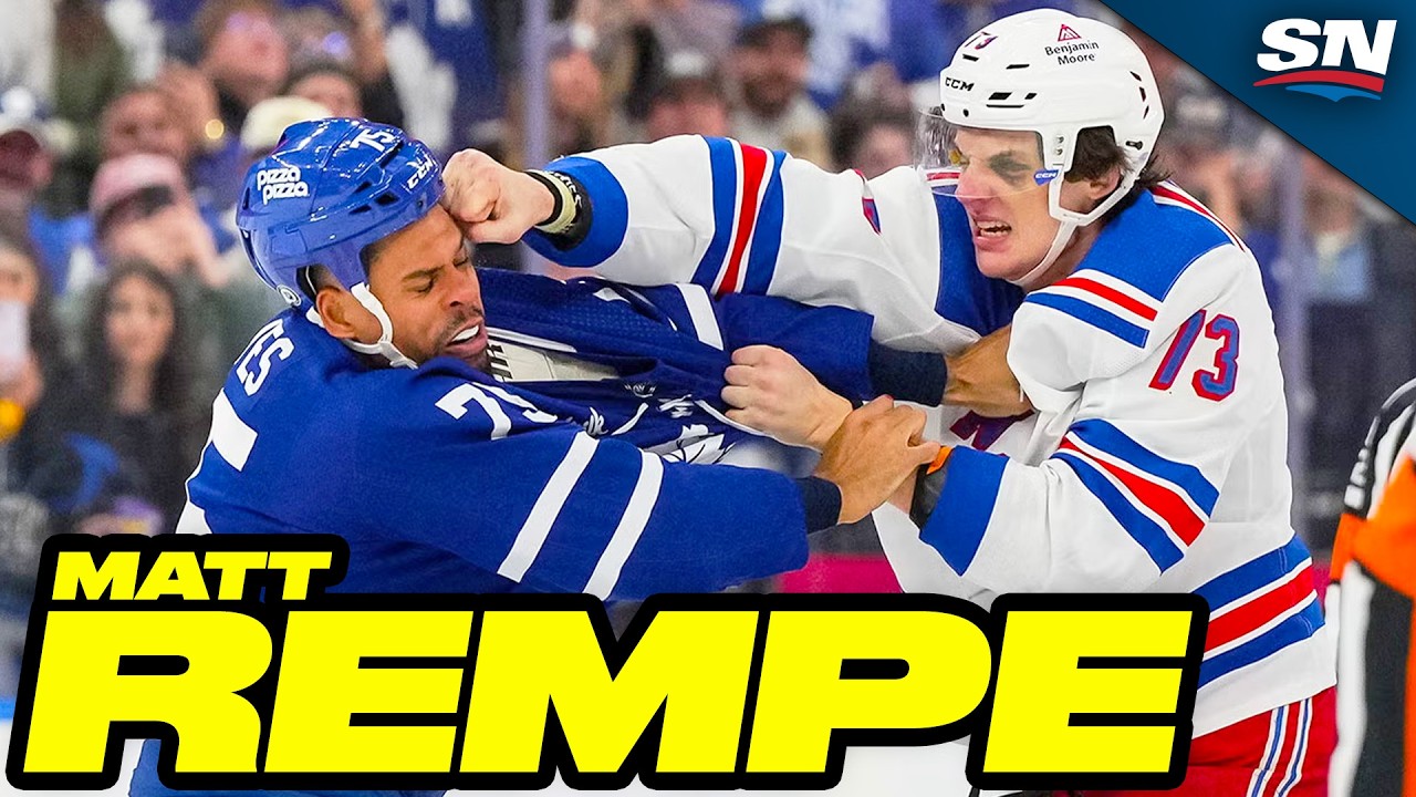 Matt Rempe's Hardest Hitting Moments Of 2023-24