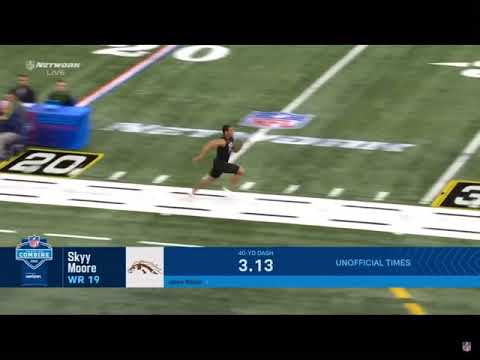 Skyy Moore 40 Yard Dash