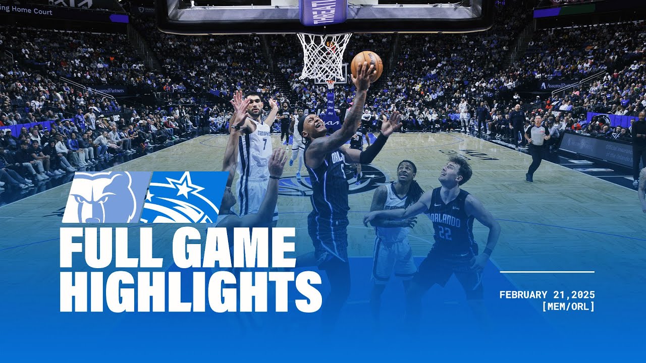 FULL GAME HIGHLIGHTS: GRIZZLIES VS. MAGIC 2.21.25