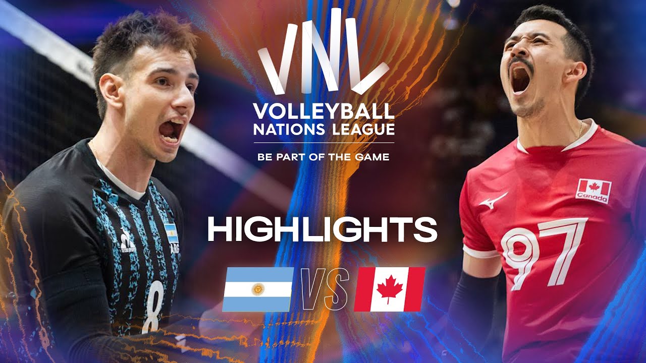Argentina 🇦🇷 vs. Canada 🇨🇦 - Highlights | Week 1 | Men's VNL 2025