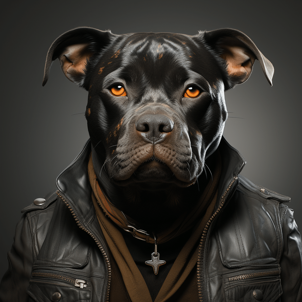 american bully dog pocket