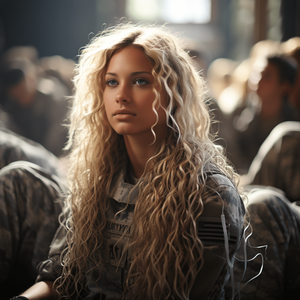 hair in the army