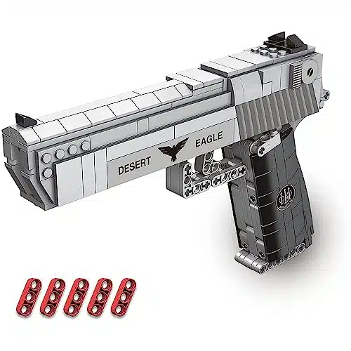 Qrez Gun Model Kits For Kids Desert Eagle, Pcs Model Kit Building Blocks Gun Diy Puzzle Toy