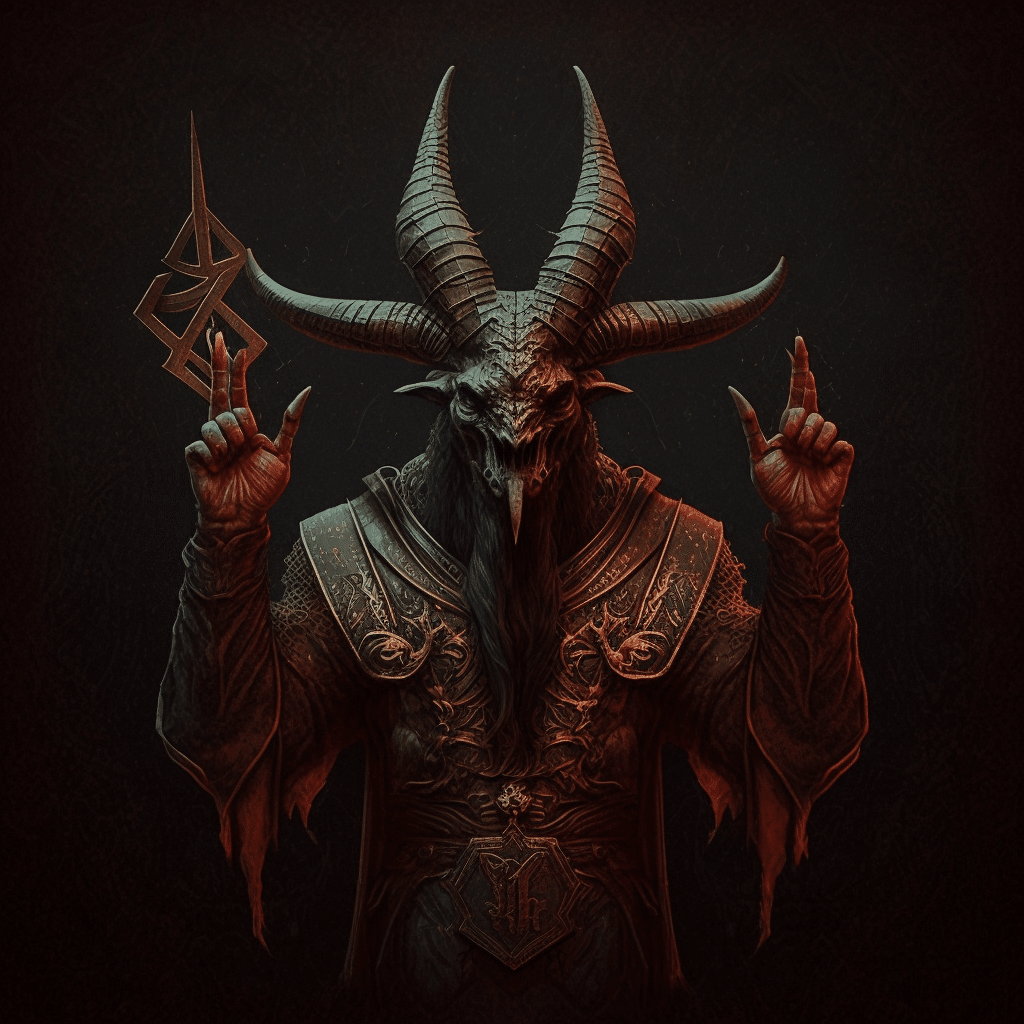 baphomet hand sign