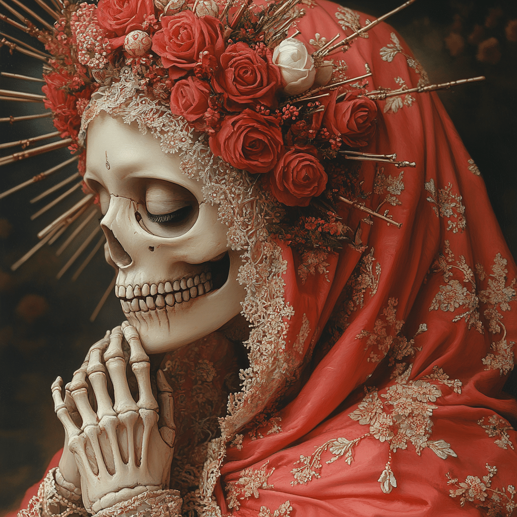 imagenes de la santa muerte