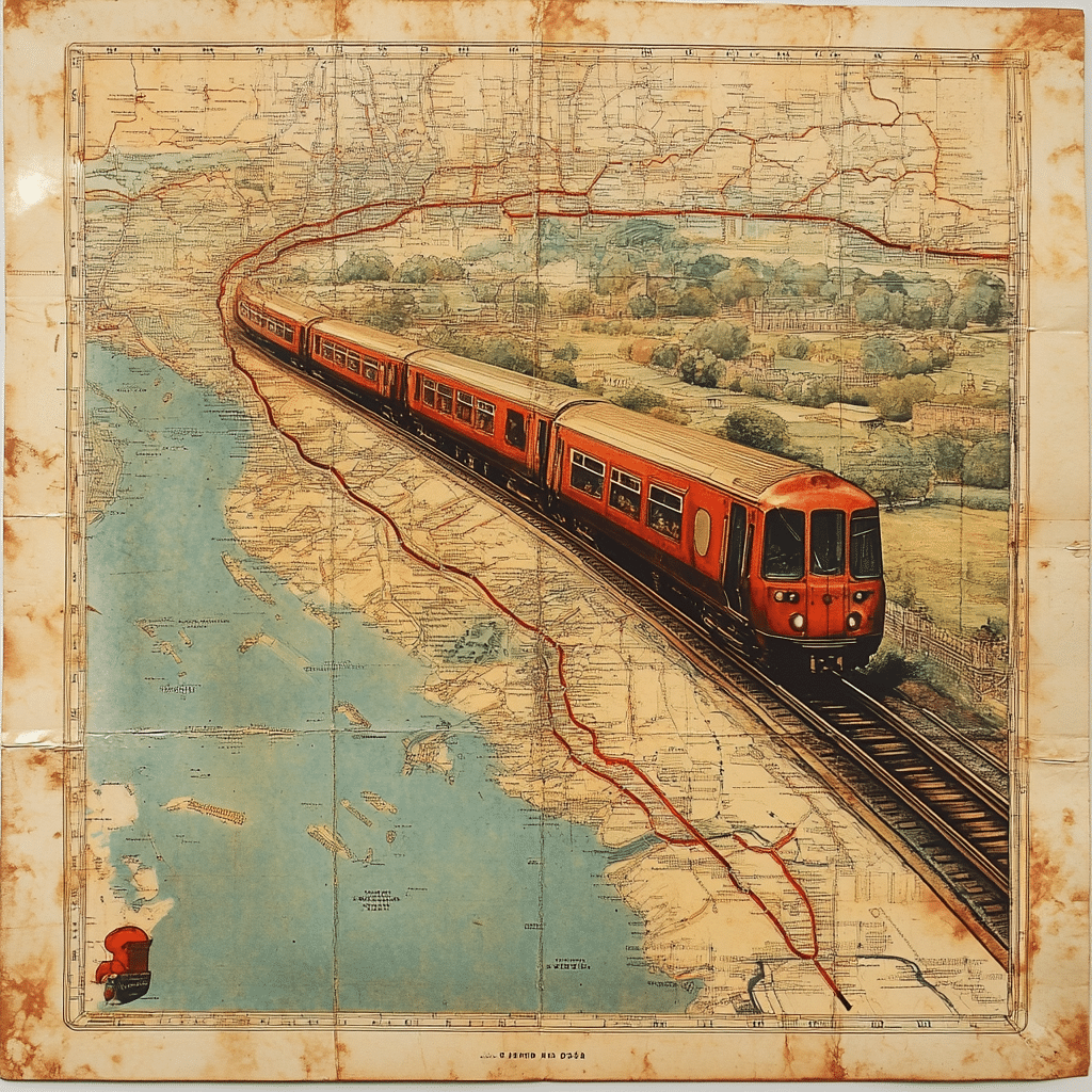 london underground map 2024