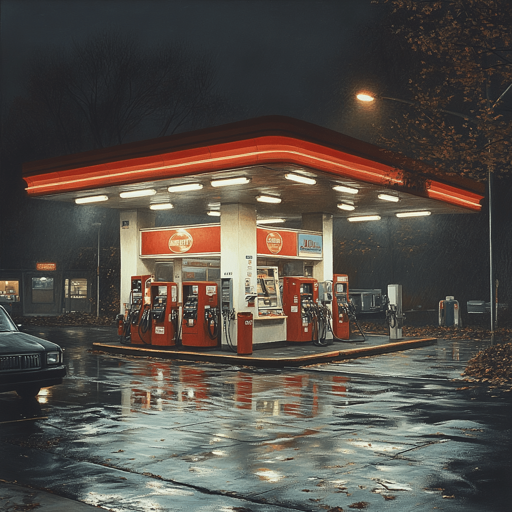 una gasolinera cerca de mí