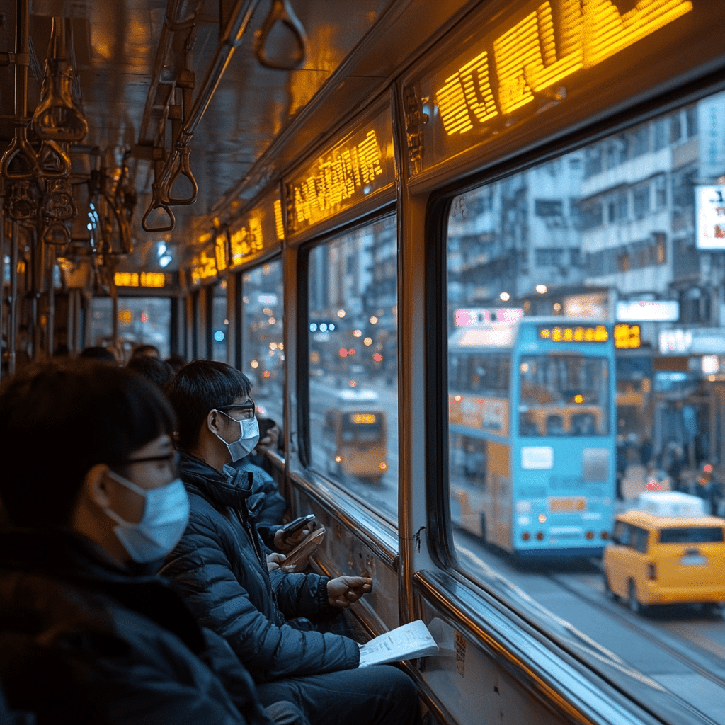 hong kong tourists trapped in bus with unhinged man