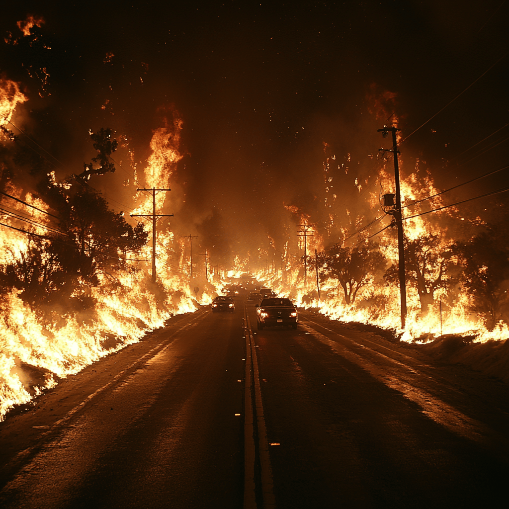 fires in california