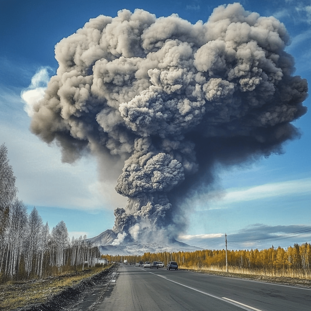 russia earthquake volcano eruption