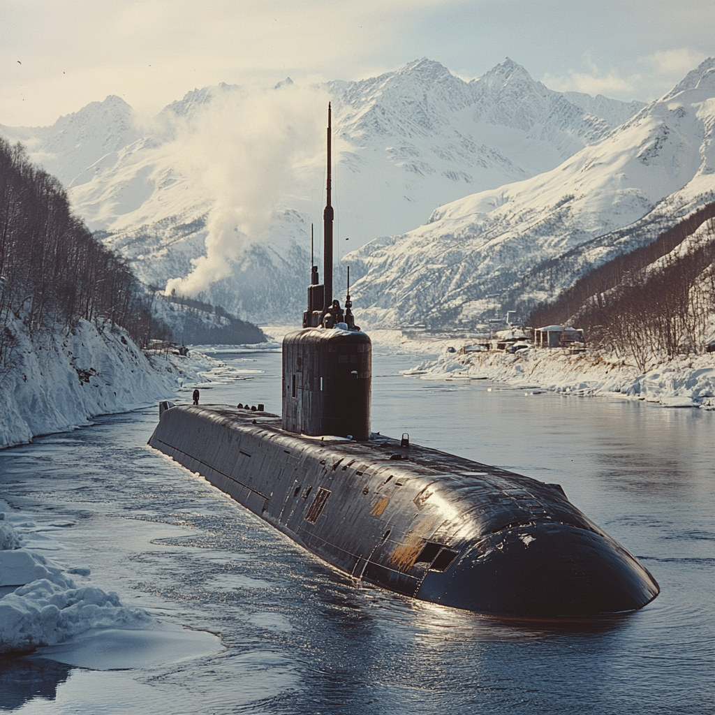 russian submarines alaska maritime border