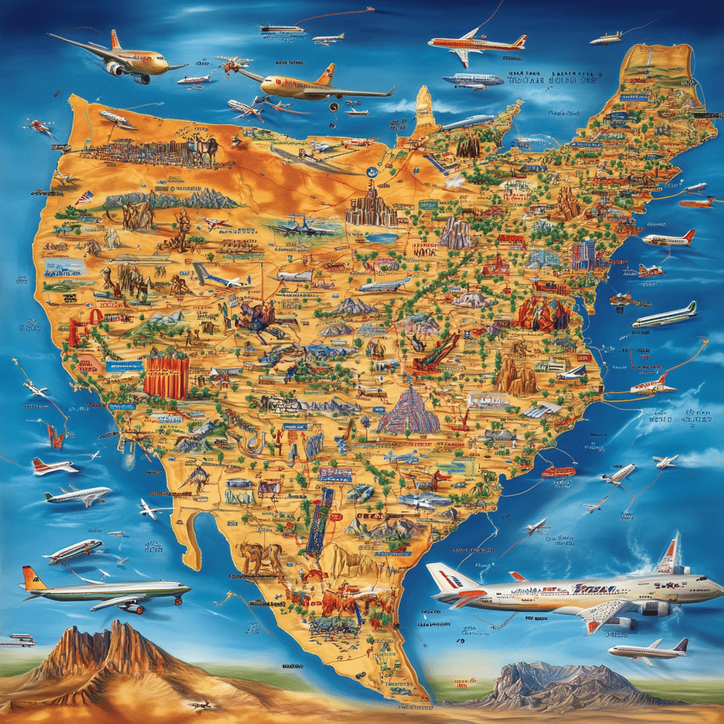 southwest flight map