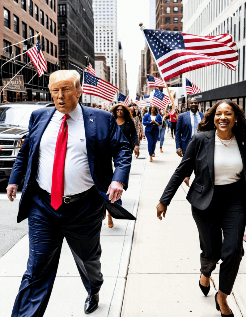 harris trump polls swing states